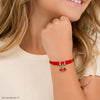 Pulseira Infantil Pampili com Cerejas Vermelha