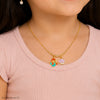 Colar Infantil Pampili Sereia Dourado