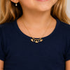 Colar Infantil Pampili com Peixes Dourado