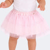 Saia de Tule Pampili Glitter e Strass Rosa