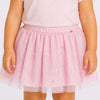Saia Infantil Feminina Poa Rosa