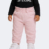 Calça Infantil Pampili Moletom Laço Rosa