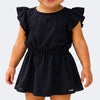 Saida de Praia Infantil Feminina Babadinhos Preto
