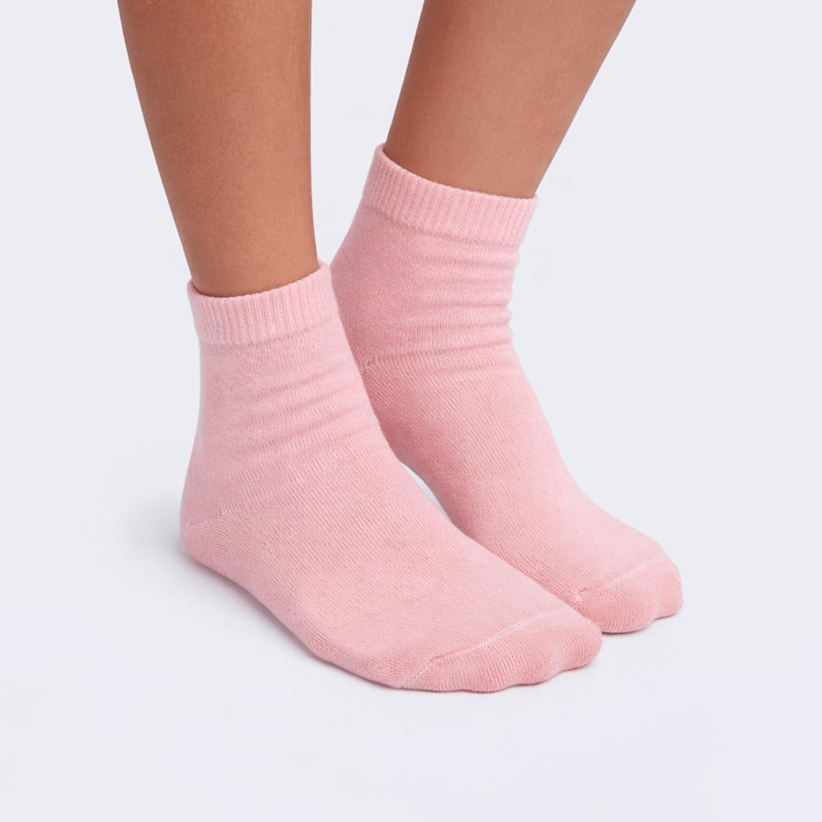 Meia Soquete Infantil Pampili Rosa