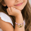 Pulseira Infantil Pampili com Pingente de Peixinho Rosa