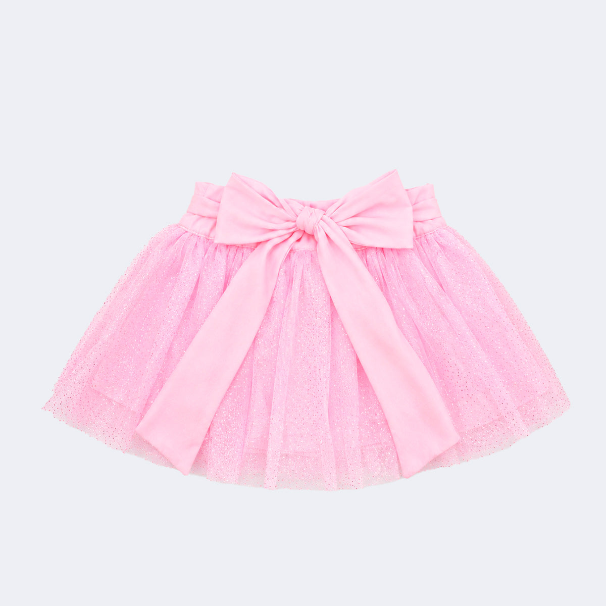 Saia Infantil Pampili em Tule com Laço Rosa
