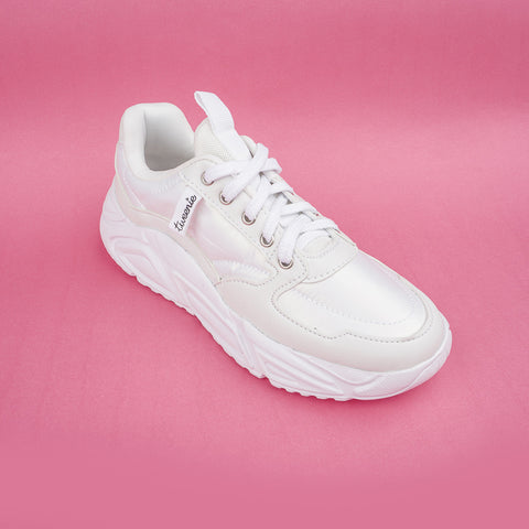 Tênis Feminino Tweenie #Chunky Dalla Matelassê Comfy Branco