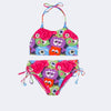 Biquini Infantil Viva Flor Monstrinho Colorido
