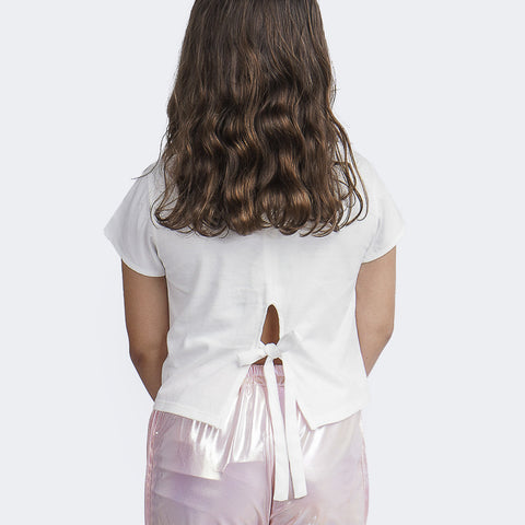 Camiseta Infantil Pampili Love To Enjoy Off White