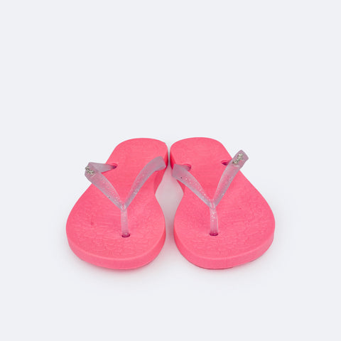 Chinelo Infantil Pampili Love Pink Fluor - Vem com necessaire!