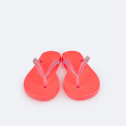 Chinelo Infantil Pampili Love Coral Luz - Vem com necessaire!