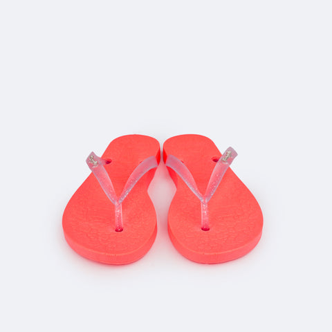 Chinelo Infantil Pampili Love Coral Luz - Vem com necessaire!