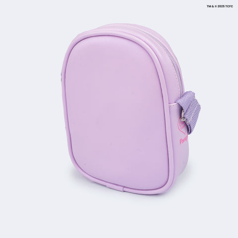 Bolsa Tiracolo Infantil Pampili Ursinhos Carinhosos Lilás
