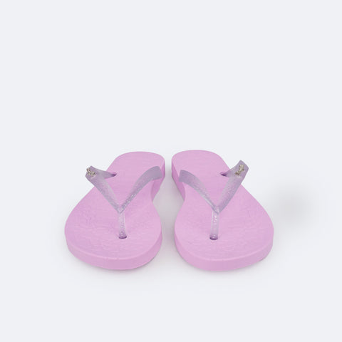 Chinelo Infantil Pampili Love Lilás - Vem com necessaire!