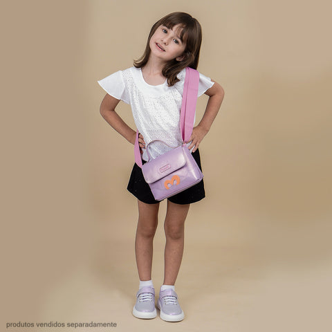 Camiseta Infantil Pampili Borbado Inglês Branca
