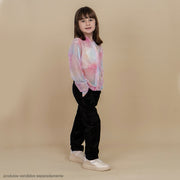 Calça Cargo Infantil Pampili Preta