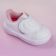Tênis Infantil Feminino Pampili Yumi Coração Branco