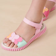 Sandália Infantil Feminina Candy Fecho Duplo Borboleta Colorida