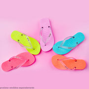 Chinelo Infantil Pampili Love Pink Fluor - Vem com necessaire!