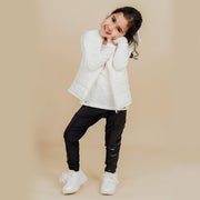 Camiseta Infantil Pampili Manga Longa Funny Off White