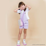 Bolsa Infantil Pampili Pamp Colors Lilás
