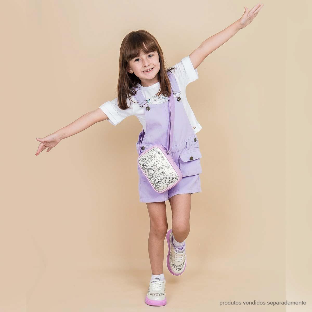 Tênis Infantil Feminino XP24 Pamp Colors Lilás