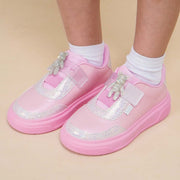 Tênis Infantil Feminino XP24 Patch Ursinho Rosa