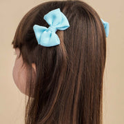 Kit Presilha Infantil Pampili Laço de Linho Azul