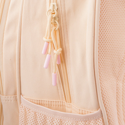 Mochila Escolar Infantil Pampili Coração Salmão