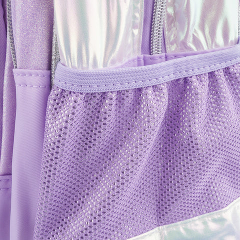 Mochila de Rodinha Infantil Escolar Pampili Borboletas Lilás