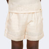Short Infantil Pampili Bolsos com Strass Furta-Cor Off White