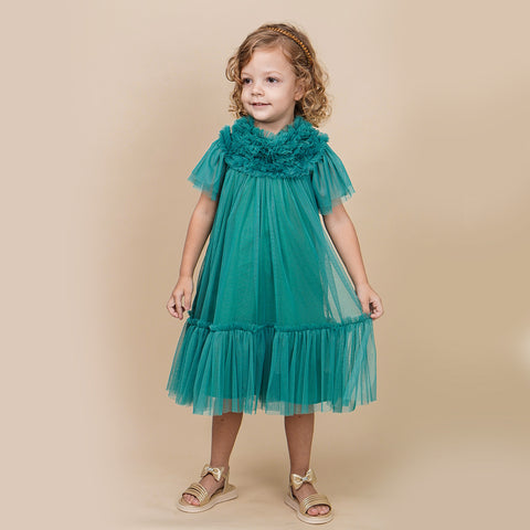 Vestido de Tule Infantil Pampili Verde