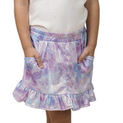 Saia Infantil Feminina Pampili Florida Prata