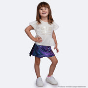 Camiseta Infantil Pampili Summer Glow Tule Off White - look completo