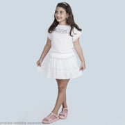 Camiseta Infantil Pampili Glam Off White