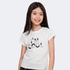 Camiseta Infantil Pampili Gorgurão e Tachas Off White