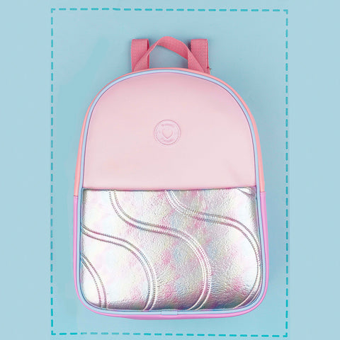 Mochila Infantil Pampili Matelassê Comfy Rosa Suspiro e Colorido