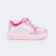 Tênis Infantil Feminino XP24 Customize Cordão com Miçangas Colorido