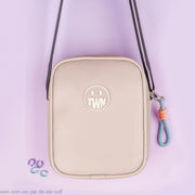 Bolsa Tiracolo TWN Chaveiro Areia - Vem com ear cuff!