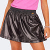 Short Saia Infantil Pampili Foil Grafite