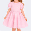 Vestido Infantil Pampili Princesa Rodado Rosa Claro