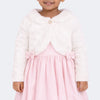 Casaco Bolero Infantil Pampili com Pelinho Off White
