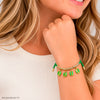 Pulseira Infantil Pampili Búzios Verde