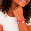 Pulseira Infantil Pampili Borboletas Pink Neon