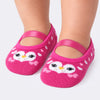 Meia Infantil Pampili Sapatilha Zoo Pink