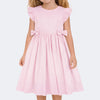 Vestido Infantil Pampili Rodado com Lacinho Lateral Rosa