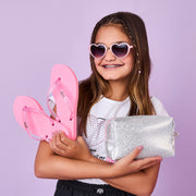 Chinelo Infantil Pampili Love Pink Fluor - Vem com necessaire!