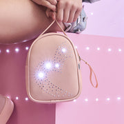 Bolsa Tiracolo Infantil Pampili Coração Icônico Com Led Rosa Novo