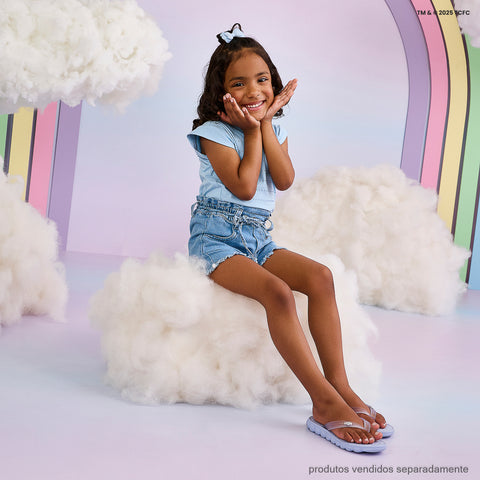 Chinelo Infantil Pampili Puffly Ursinhos Carinhosos Azul