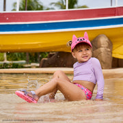 Sandália Papete Infantil Feminina Sun Glee Glitter Transparente